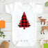 Baby Girl / boy Clothes Cute Dog Christmas Print  One-Pieces Bodysuit for Newborns Design