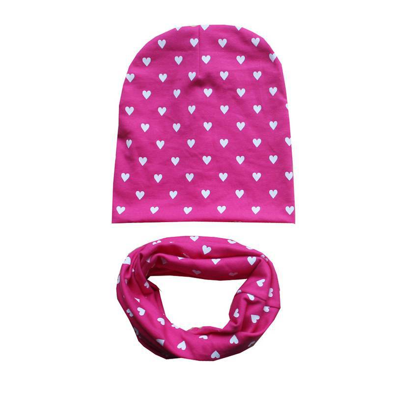 Modern Children Hat Scarf Set Camouflage Print Cotton Baby Beanie Collar for Baby Boy/Girl Cap Kids Warm Hats Scarves Design