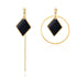 New Korean Heart Statement Drop Earrings  For Women In Fashion Vintage Geometric Acrylic Dangle Hanging Earring Jewelry Style