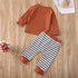 Baby Boy Summer Tops T-shirt Striped Pants Outfit Pajamas for Sleeping In Modern Style For Boys And Girls