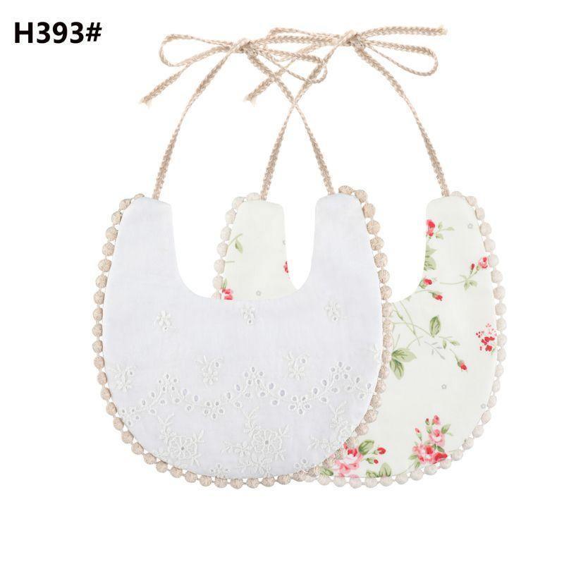 Infant Baby Bib Kid Toddler Dinner Feeding Tassel Double-side Cotton Linen Burp Cloths Saliva Towel For Baby