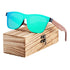 Polarized Black Walnut Wood Sunglasses Men Square Women Sun Glasses UV400 Oculos Gafas Oculos de sol masculino