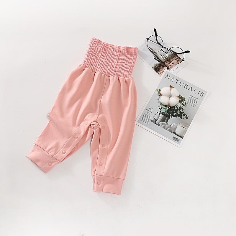 Modern New Newborn Pants For Four Seasons With High Waist Pants Baby 100% Cotton Soft Girl Pants And Baby Boy Trousers Pants 0-24M For Kids