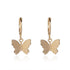 New Elegant Luxury Long Tassel Butterfly Silver Drop Earrings For Women In Summer Fashion Style