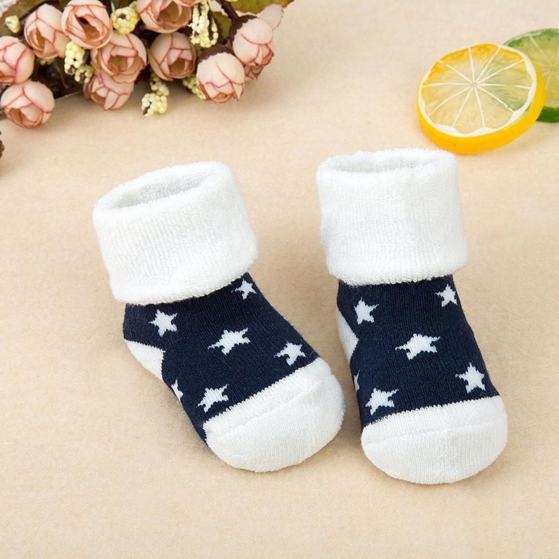 Cotton Newborn Baby Durable Anti Slip Floor Socks For Baby Boy And Baby Girl Perfect Baby Shower Gift