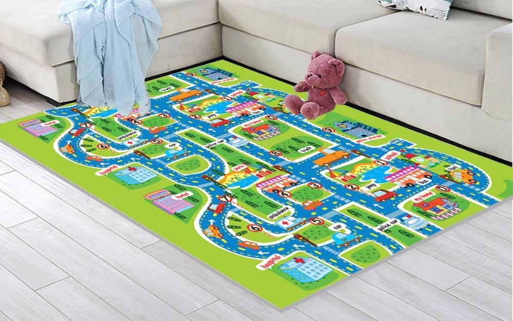 Baby Play Mat Crawling Mat Kids Rug Developing Mat Kids Carpet Play mat Road Game Puzzle Carpet For Kids