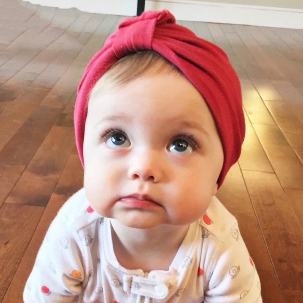 Modern popular Mother and Daughter Turban Headband Set Girls Headwear Mother and Baby Turban Headbands Set Lovely Knot Beanie Baby Hair Accessories