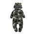 Modern High Quality Newborn Infant Baby Clothes Fleece Jumpsuit Boys Romper Hooded Jumpsuit Bear For Kids