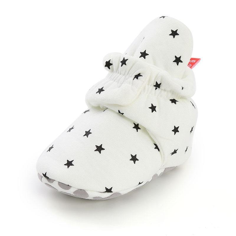 Stylish Baby Boy Girl Socks Toddler Shoes Solid Prewalkers Booties Cotton Winter Soft Anti-slip Warm Newborn Infant Shoes