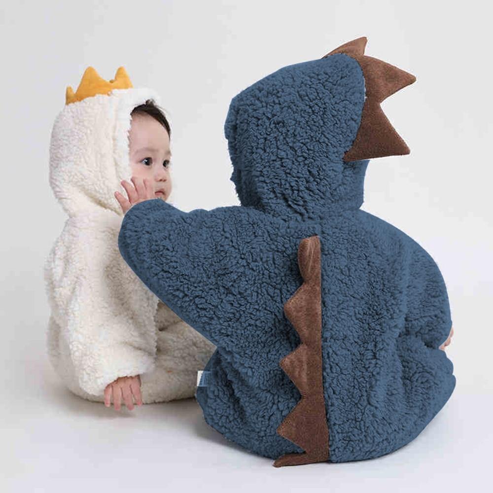 Luxury Modern Newborn Baby Boy/Girl Clothes Long Sleeve Hoddies Bear Zipper Baby Romper Clothes Autumn Winter Season For Kids and Baby