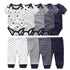 Solid Bodysuits Pants Baby Boy Clothes Clothing Sets 0-12M  Unisex Newborn Baby Pajamas Romper Jumpsuit For Boys and Girls Kids