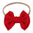 Luxury Cute Baby Girl Headband Ribbon Elastic Rope Big Bow Hair Band Candy Color Pony Tail Ties Ropes For Girls