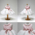 Luxury Designer Handmade Pink Dress for First Birthday Party Girl Baby Clothing Ball Toddler Girls Dress