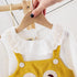 Modern Elegant Vintage Retro Modern Baby Infant Girls Cartoon Bear Dress Shirt  With Bear