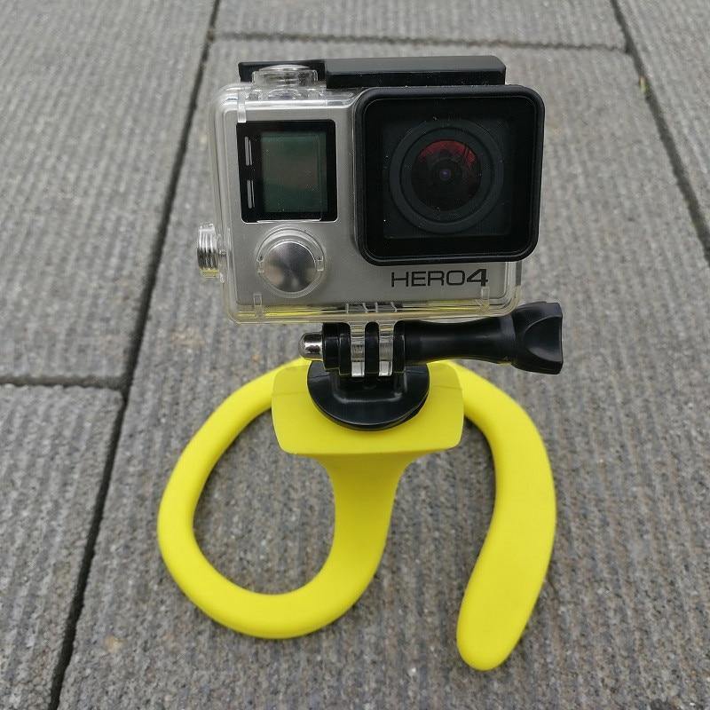 Flexible Yellow Universal Selfie Stick Monopod High Quality Phone Holder For Camera