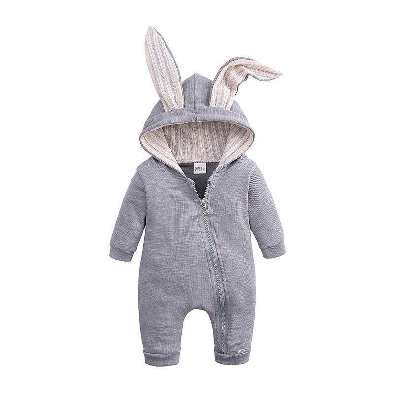 Baby  Dinosaur and Rabit Jumpsuit With Zipper Newborn Baby Clothes Crawling Clothes Baby Girls and Boys Kids Costume Jumpsuit