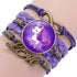 Intereting Unicorn Braided Kids Bracelet for Girls  Friendship Bracelets Jewelry Multi-layer Charm Fashion Bracelet