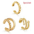 Trendy Luxury Pearl Clip on Earrings Epic Earcuffs For Women Elegant Gold Color C Shaped Stackable Ear Cuff Wedding Jewlery