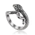 Fashion Retro Exaggerated Spirit Snake Ring Personality Punk Wind Snake-Shaped Nightclub Style  Ring For Women and Girs Student Trend Jewelry Design