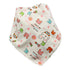 Baby Bibs Triangle Cotton Cartoon Child Bandana Dribble Bibs Newborn Slabber Absorbent Cloth For Baby and Kids