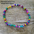 10pcs Random Color Handmade Beaded Anklet For Women Adjustable Colorful Anklet Bracelet Foot Jewelery Brecelets African Summer style