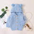 Autumn Infant Hooded Knitting Outwear coat / Jacket For Newborn Baby Boys GirlIn Modern New Elegant Design