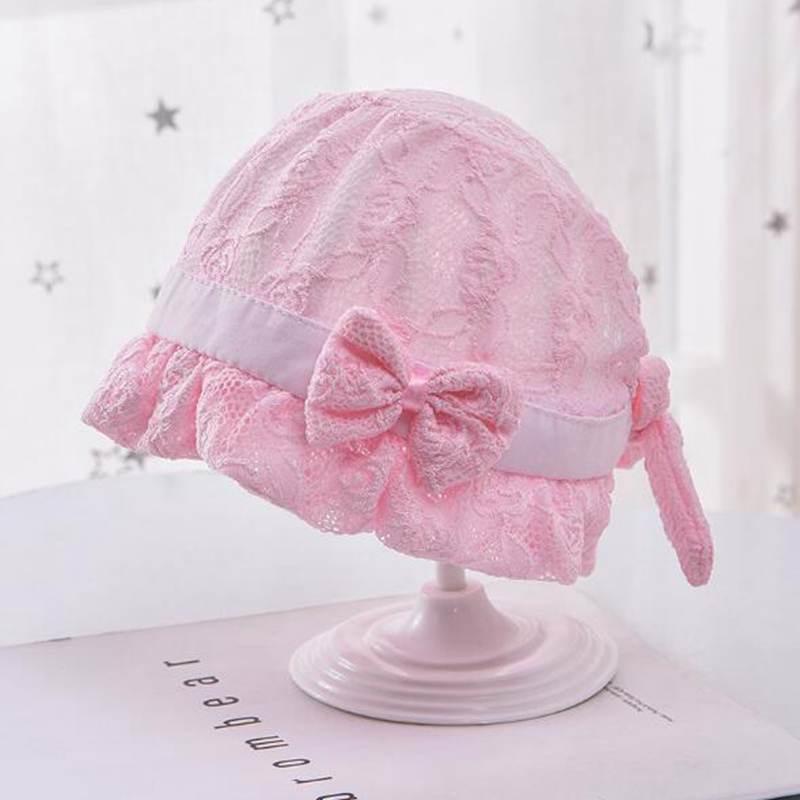 Retro Vintage Newborn Baby Cotton Baby Girl Hat Cap Princess Infant Toddler Baby Bonnet Girls Summer Sun Hat For Girls