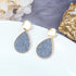 New Korean Luxury Acrylic Heart Epic Earrings Minimalist Drop Elegant Earrings Jewerly For Women