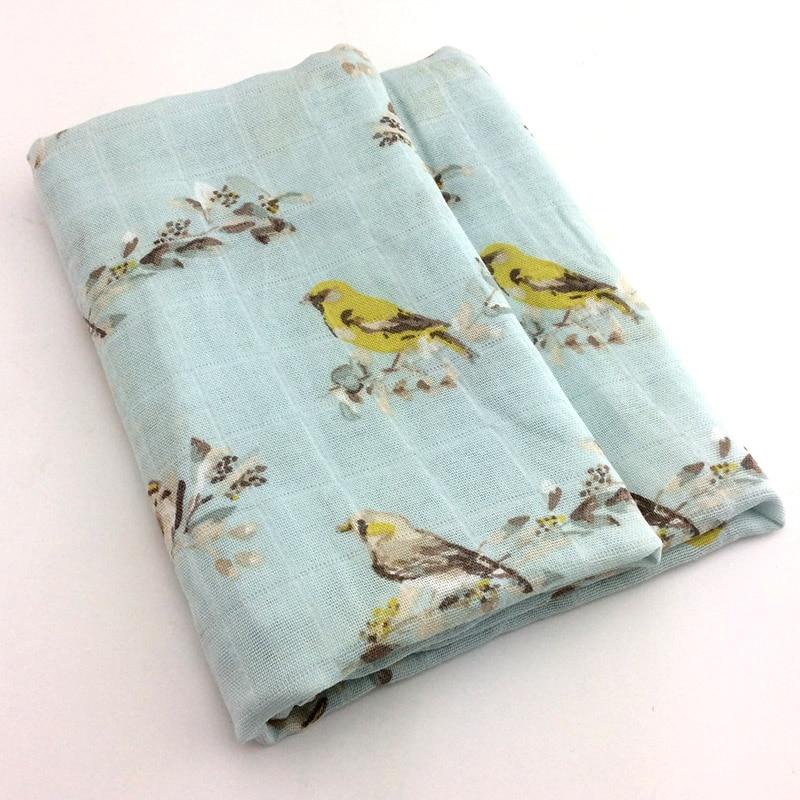 Baby Blankets Newborn Soft Organic Cotton Baby Blanket Muslin Swaddle Wrap Feeding Burp Cloth