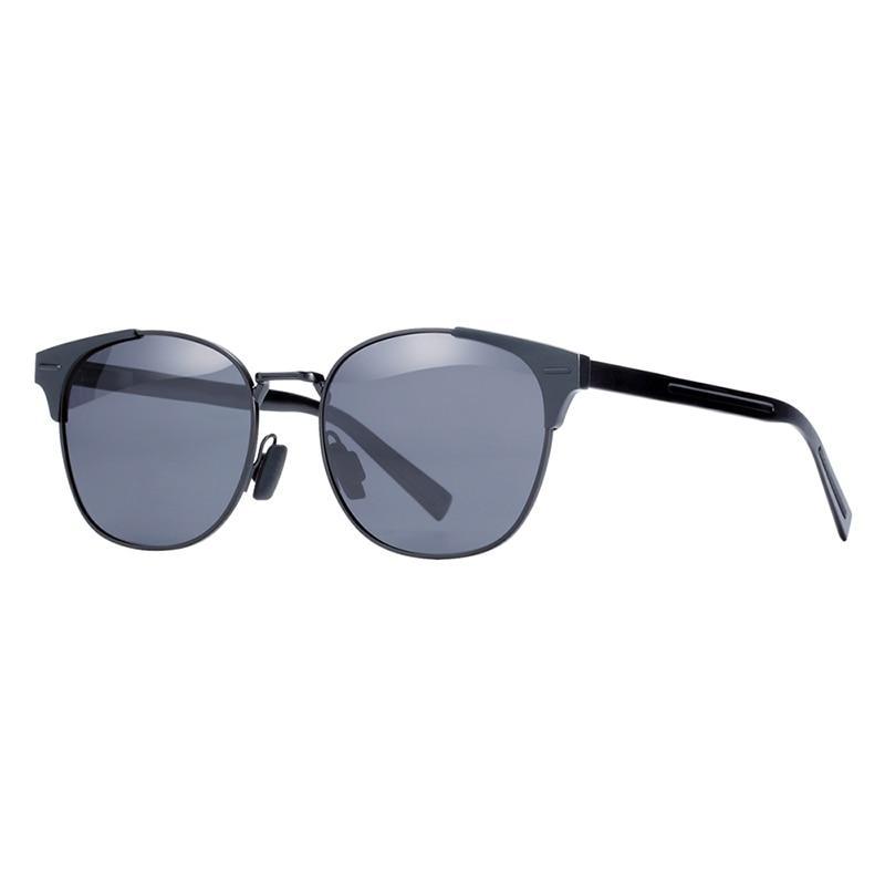 Luxury Elegant Aluminium Magnesium Sunglasses Round Glasses for Men With UV400 Protection