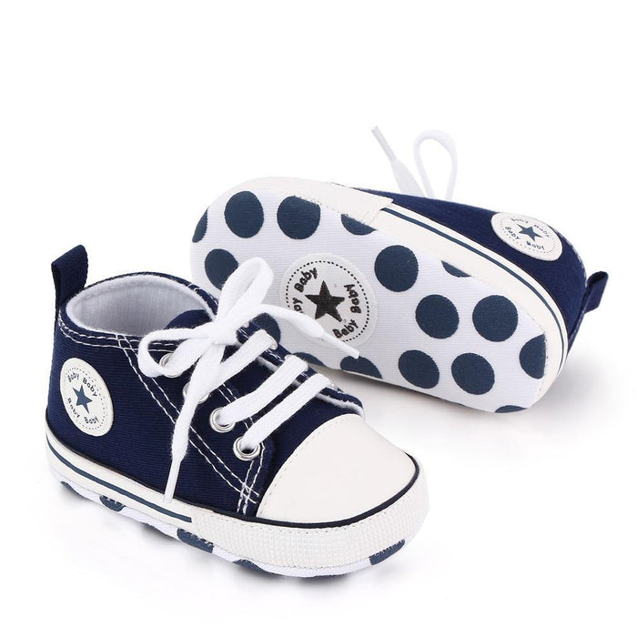 New Soft Baby Sneaker For Newborn Sport Shoes For Baby Boys Girls Infant Toddler Bottom Anti-slip First Walkers 0-18 M