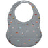 Cartoon Printed Adjustable Waterproof Silicone Feeding Bib Burp Cloth for  Baby