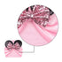 Modern Shiny Cute Dot  Big Bow Baby Cap Hat For Girls Kids Flannel Beanie Autumn Winter Warm Girls Turbans