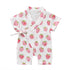 Summer Baby Girl/Boys Clothing Short-sleeved Rompers Jumpsuit Floral Print  Cute Soft Newborn Infant Baby Playwear For Girls and Boys Kids