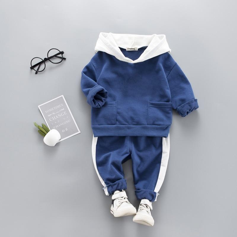 Winter Newborn Clothes For Baby Boys Clothes Set Hoodie and Pants 2pcs Outfit Kids Costume Baby Suit