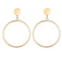 New Luxury Elegant Geometric Shell Dangle Earrings For Women In Round Small Drop Design