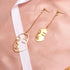 New Fashion Round Dangle Drop Korean Earrings For Women In Geometric Round Heart Gold Earring Wedding Elegant Style