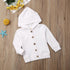 New Style Infant Baby Girl Clothes Long Sleeve Knitted Coat Jacket Outwear Tops 0-24M For baby Girls