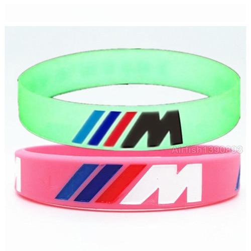 Hologram Bracelet ///M Sport M Power Black White Silicone Wristband Bangle for Auto Club Fans M3 M5 M6 3/5/7 Series