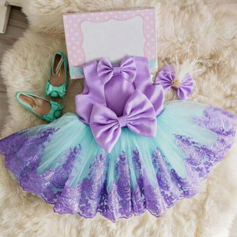 Luxury Girls First Birthday Dress for Newborn Baby Toddler for Princess Great for Parties and Carnivals Girl Party Prom Gown Clothing Wear 1-5 years