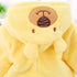 Modern Winter Baby  Bear Animal Costume Hooded Romper Warm Flannel Plush Jumpsuit For Girls and Boys