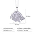 Amazing Wolf Animal Necklace 316L Stainless Steel Forest Animals Luxury For Men Elegant Necklace Hollow Cut Out Pendant Jewelry Gift For Women