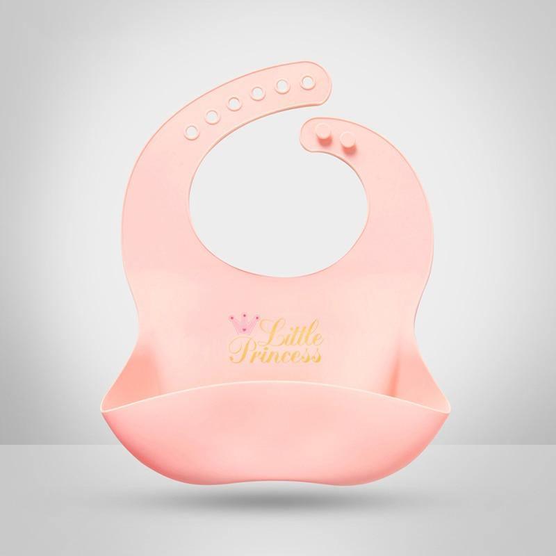 Luxury Modern Bibs Waterproof Soft Silicone Kids Girl Boy Adjustable Children Bib Cute Cartoon Print Baby Feeding Stuff For Kids