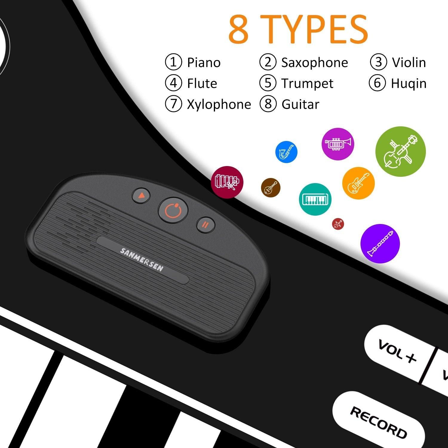 Musical Piano Instruments Toys Mat for Children Kids Music Carpets Touch Play with Sound Musical Rug Music Learning Toy For Kids