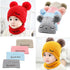 Winter Children Hat Bonnet Enfant Knitted Cute Baby Cap For Girls Boys 0-24 Months For Kids In Modern Bear Design