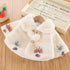 New Luxury Baby Warm Cute Princess Fur Cloak  Jacket For Baby Girls In Elegant Winter Design