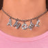 Letter Crystal Angel Necklace BABY WILD Rhinestone Choker Couple Gift Pendant Women Jewelry