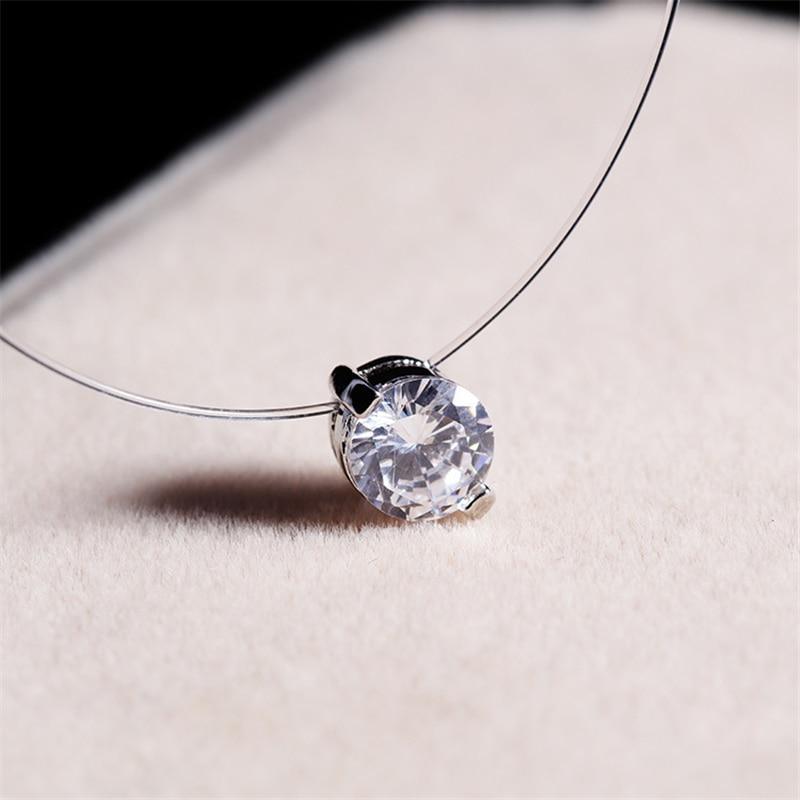 Diamond Crystal Shiny  Choker Necklace For Women Luxury Wedding Jewelry Perfect Gift Cool  Style