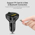 3.4A Fast Black Car Charger FM Transmitter Bluetooth Dual USB Mobile Car Phone Charger Fast Charging MP3 TF Card Music Car Kit