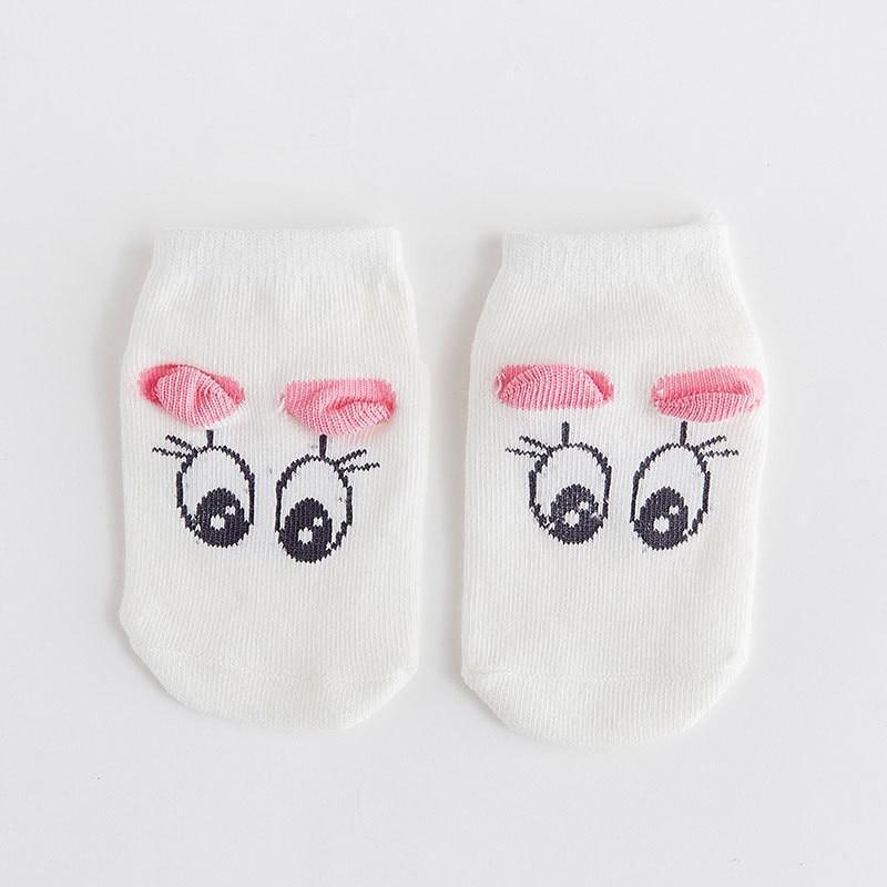 Elegant Printed Baby Anti Slip SocksBaby Toddler Low Cut Socks For Boys and Girls Kids